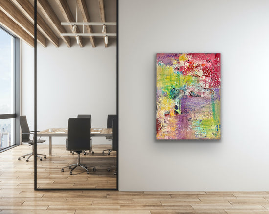Purple Haze Canvas Painting By Cindy Trestman at Cindys Art Oline Store