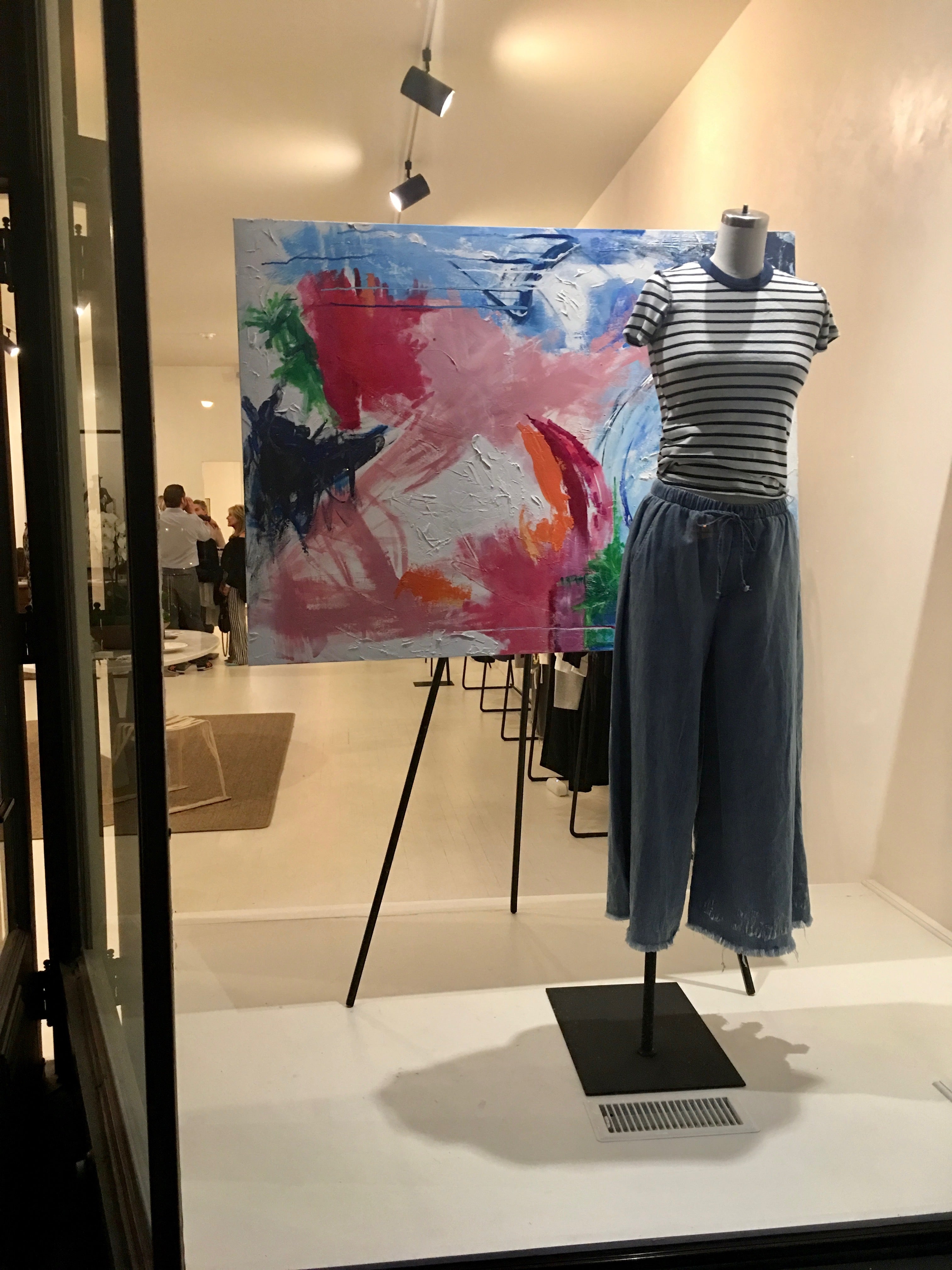 The fusion of fashion and art with our collaboration between Cindy Trestman and Athene Boutique